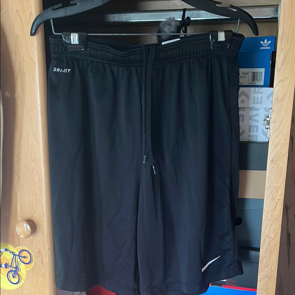 Nike Black Athletic Shorts Dri-FIT Performance